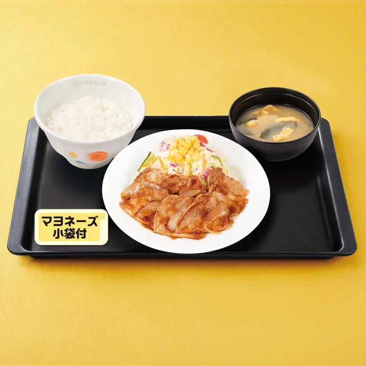 松屋、豚ロースの定番『生姜焼き定食』を本日850円でレギュラー復活