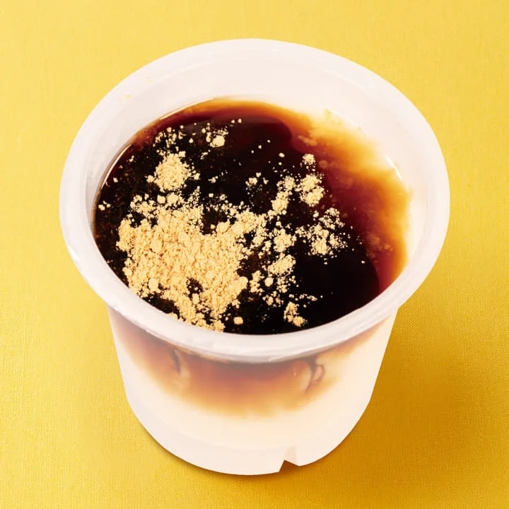 松屋、本格和スイーツ『豆乳ぷりん』きな粉・黒蜜付180円を本日発売