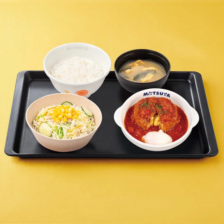 松屋、本日10時『溢れる3種の濃厚チーズINハンバーグ』6品を発売